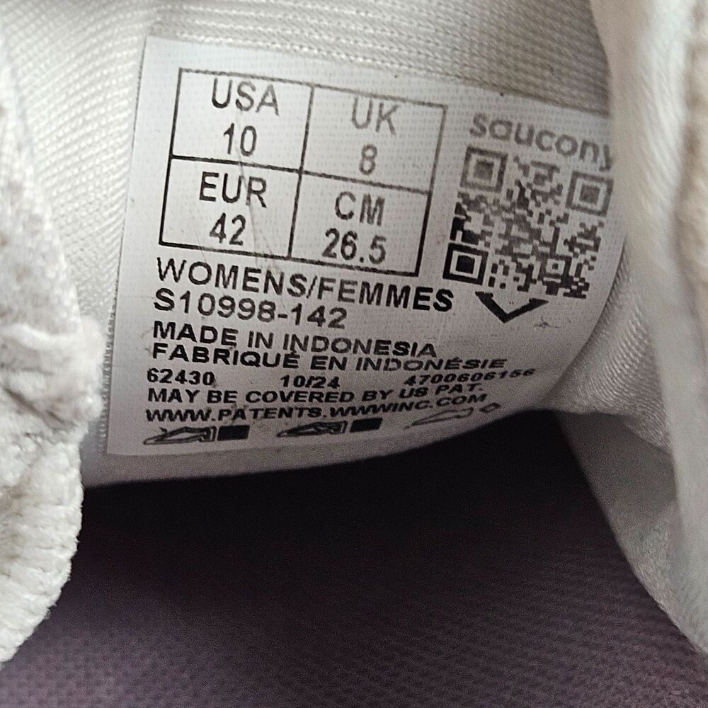 Saucony Guide 18 Moon Quail Womens Size 10 Cream Athletic Running Shoes Sneakers - Picture 12 of 14